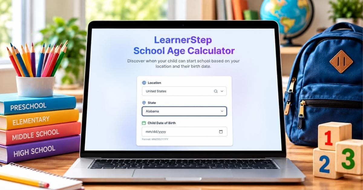 LearnerStep School Age Calculator